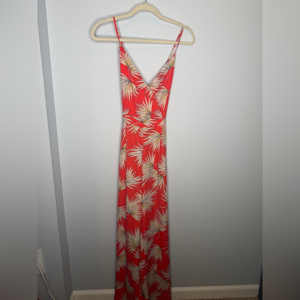 T.I.M.I.N.G palm jumpsuit new with tags size small coral color